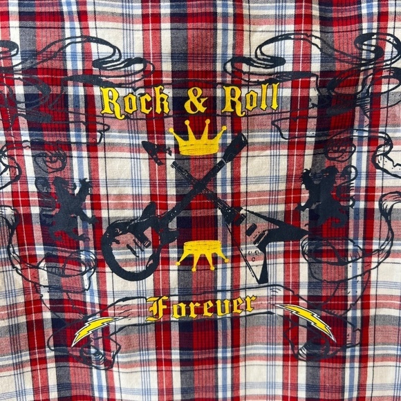 3/$15 Wrangler 12 month button up short sleeve shirt - Picture 4 of 5